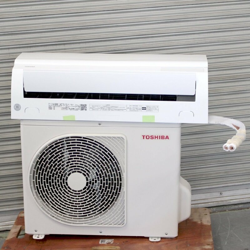 T057) 東芝 6畳用 2.2kw 単相100V 2022年製 ルームエアコン RAS-J221M マジック洗浄熱交換器 乾燥自動クリーニング TOSHIBA 冷房 暖房