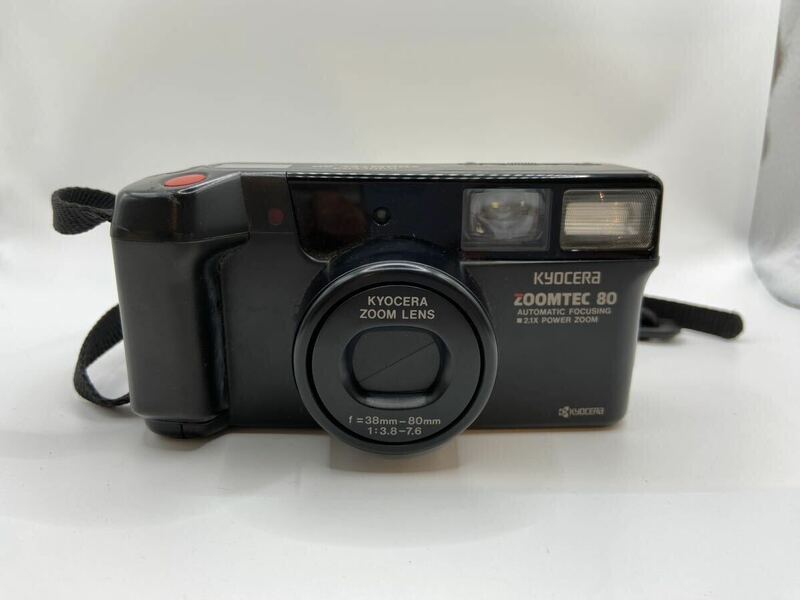 京セラ KYOCERA ズームテック ZOOMTEC 80 ズームレンズ ZOOM LENS f=38mm-80mm 1:3.8-7.6 フィルムカメラ ジャンク　52