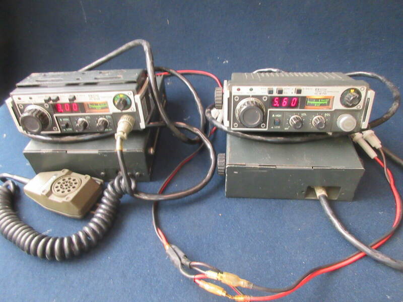  47★ ICOM UHF トランシーバー IC-370 マイク付き　ICOM VHF トランシーバー IC-270 マイク無し 動作未確認 無線機 車載 アマチュア無線