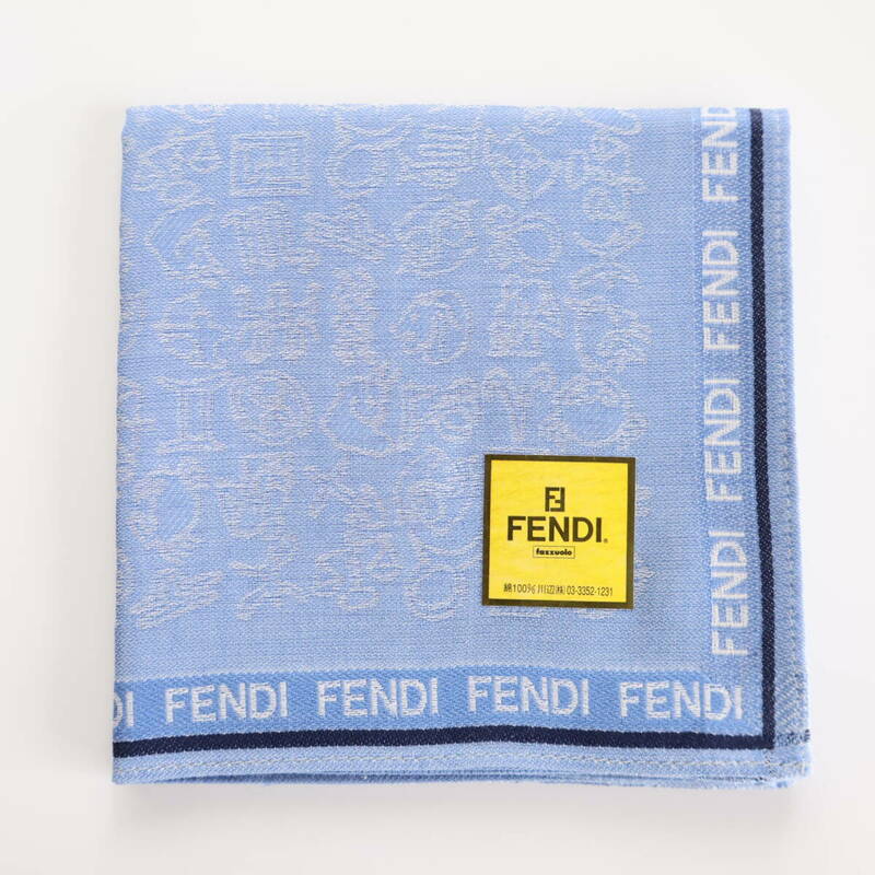■未使用　FENDI フェンディ　ハンカチ　星座■