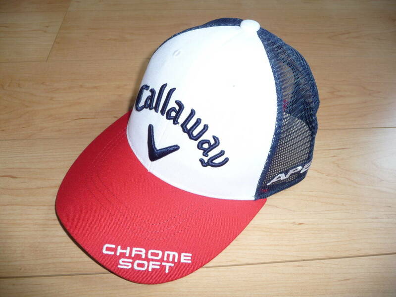 25％off! Callaway TOUR A MESH キャップ C23990103 ホワイト/レッド/ネイビー(1034)