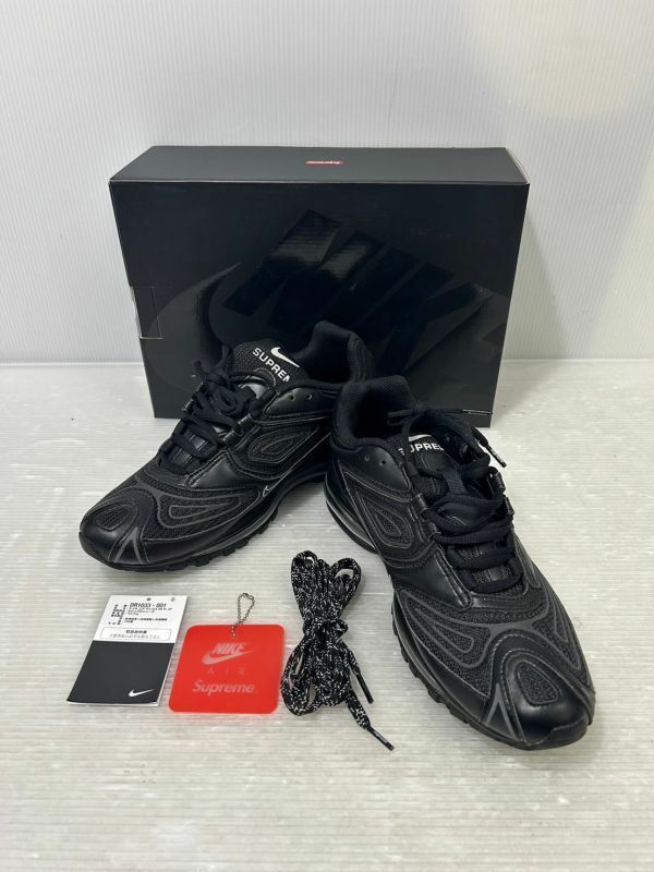 HM074-240511-149【USED】Supreme × Nike Air Max 98 TL SP Black 28.0cm DR1033-001 ナイキ エアマックス スニーカー シュプリーム