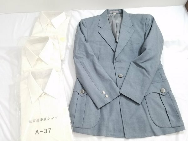 JR西日本 ジャケット シャツ セット 鉄道 夏服　S6