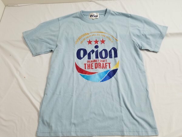 ORION オリオンビール 半袖 Tシャツ 3Lサイズ 水色　S5