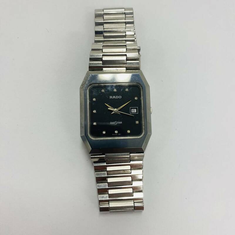 15939/ RADO DIASTAR ラドー ダイヤスター スクエアデイト クオーツ 腕時計