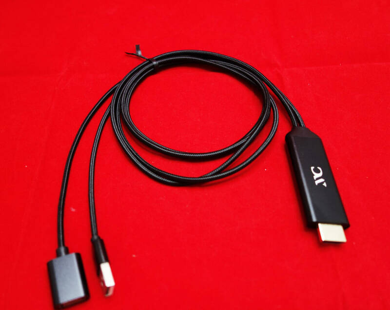 KD-207 HDMI変換ケーブル iPhone専用 iPhoneの映像を大画面に映すことができるHDMI変換ケーブル