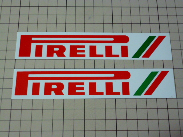 正規品 PIRELLI ステッカー 2枚 当時物 です(160×30mm) ピレリ