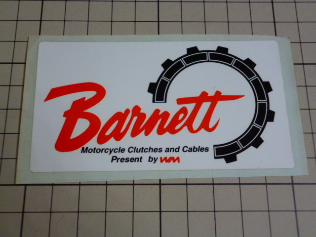 正規品 Barnett ステッカー 当時物 です(100×55mm) バーネット クラッチ