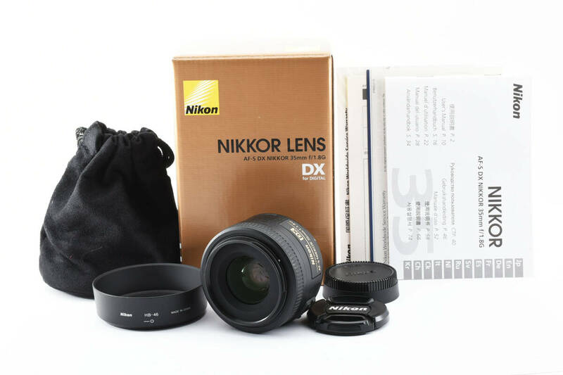 ★極上品★ニコン Nikon AF-S NIKKOR DX 35mm f18 G L1006 #564