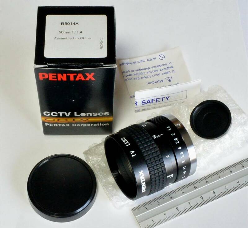 ★ Pentax　B5014A　50mm F1.4　Cマウント レンズ　1”　FA産業用　美品　動作確認　TV LENS　検） RICOH　FL-BC5014A-VG　（B)