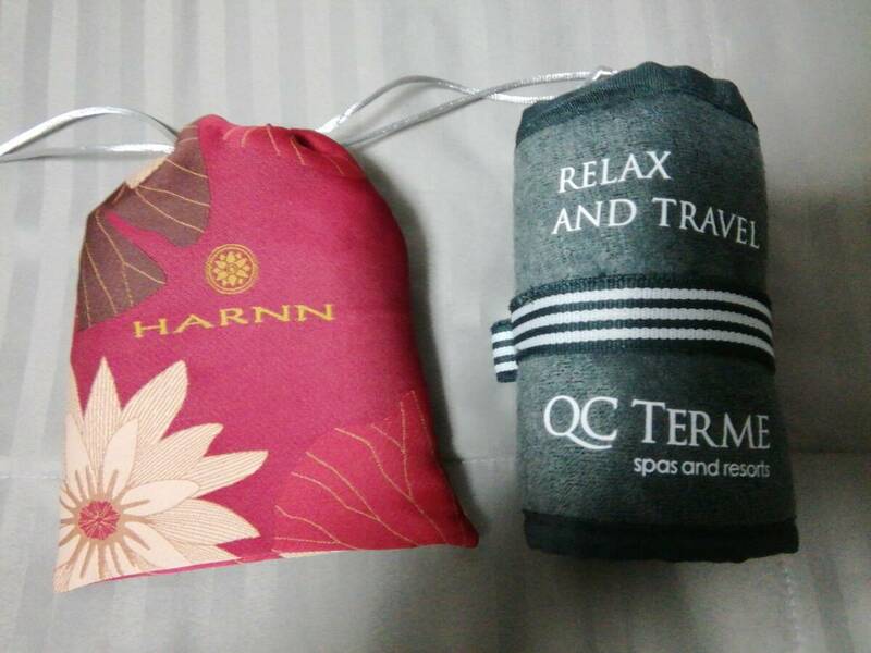 HARNN ハーン & QC TERME クーチテルメ ITA AIRWAYS イタ航空 ビジネスクラス アメニティ A