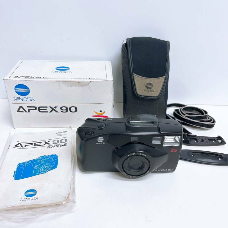 ミノルタ　MINOLTA　ES APEX90　パノラマ　コンパクトフィルムカメラ　動作未確認　外観美品　中古　現状渡し