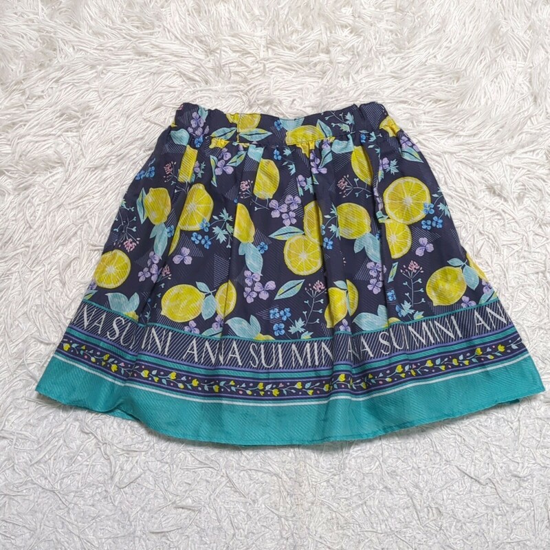 【送料無料】ANNASUI MINI　アナスイミニ　スカート　M　120㎝ぐらい　ロゴ　女の子　キッズ　子供服