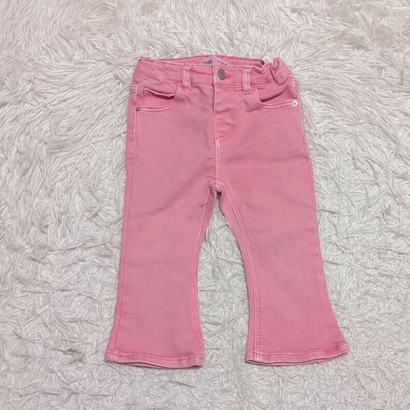 【送料無料】ZARA　ザラ　ロング　パンツ　86cm　12-18month　ピンク　ベビー　子供服