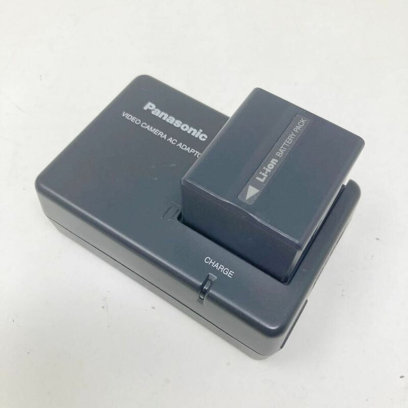 中古Panasonic VSK0650 純正 バッテリー 充電器　VW-VBD140バッテリーパック セット パナソニック 11051612