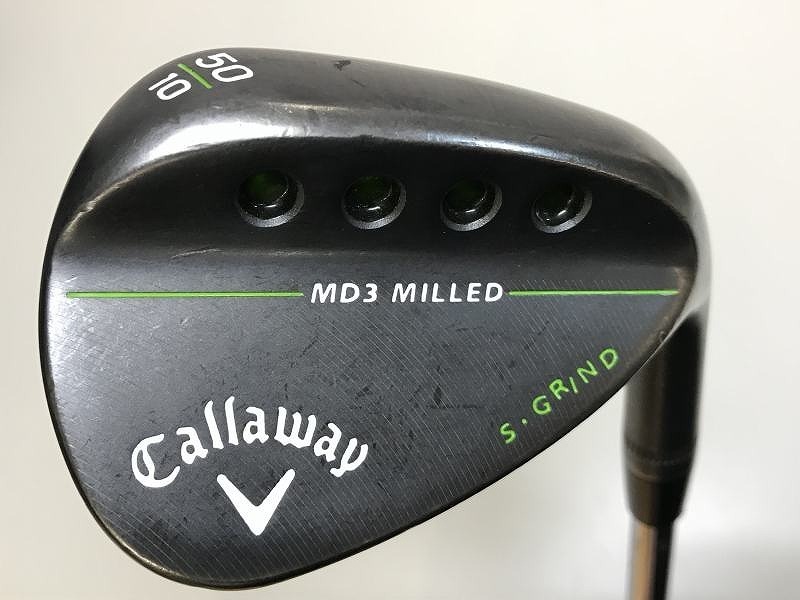 キャロウェイ Callaway 【並品】右用ウェッジ１０ ５０ MD3　MILLED　BLACK