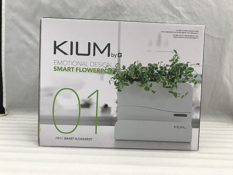 期間限定セール 【未使用】 KIUM KIUM LED照明付き植物育成プランター