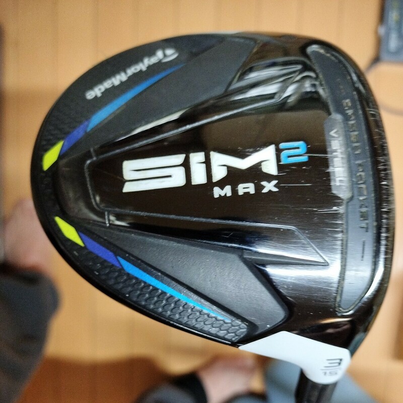格安　テーラーメイド SIM2 MAX 3W 15° TENSEI BLUE TM50 Flex-R 