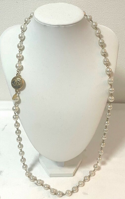 CHANEL　シャネル パール ネックレス アクセサリー jewelry 真珠 真珠ロングネックレス