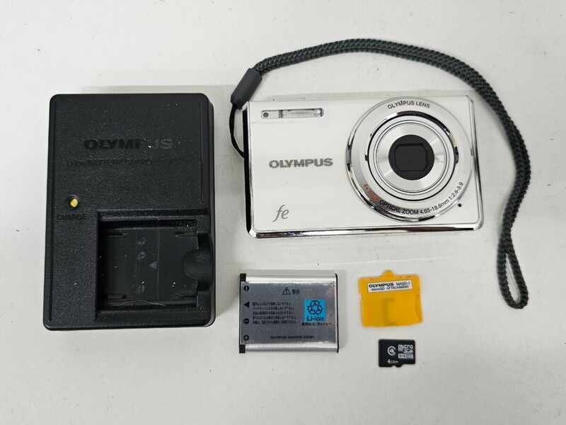◇OLYMPUS オリンパス fe FE-4010 コンパクトデジタルカメラ デジカメ（FH5-39）