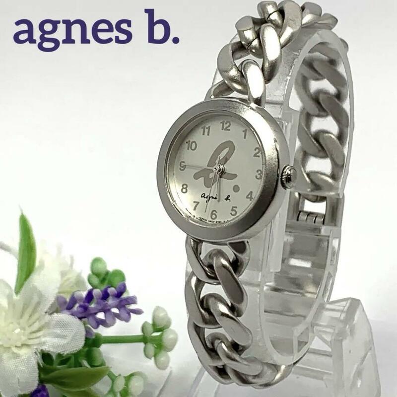 416 agnes b アニエスベー レディース 腕時計 3針 クオーツ式 新品電池交換済 人気 希少