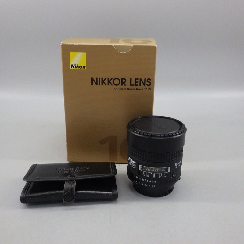 1円〜 Nikon ニコン AF Fisheye-Nikkor 16mm f/2.8D ※動作未確認 現状品 箱付き レンズ 331-2715074【O商品】