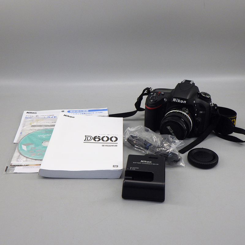 1円〜 Nikon ニコン D600・Nikkor 50mm F1.4/NIKKOR 50ｍｍ 1：1.4 ※通電・シャッター確認済 現状品 カメラ 256-2676568【O商品】