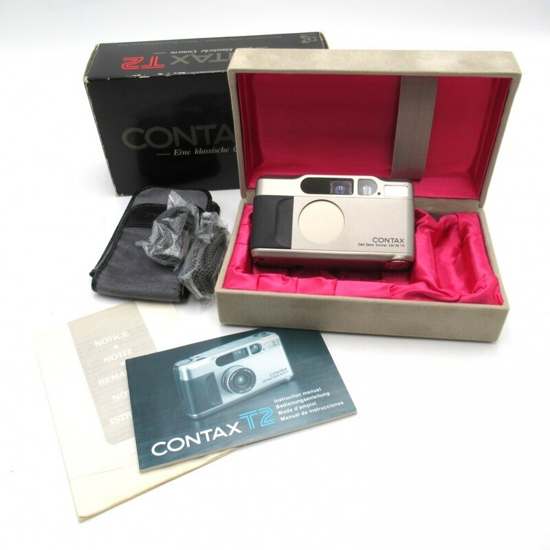 1円〜 Contax コンタックス T2 フィルムカメラ Carl Zeiss Sonnar 2.8/38 T* 通電確認済 現状品 y42-2679335【Y商品】