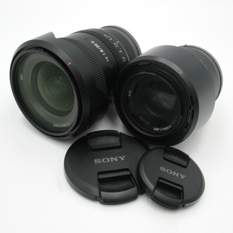 1円〜 SONY ソニー FE 20mm F1.8G SEL20F18G / FE 50mm F1.8 SEL50F18F Eマウント用レンズ 計2点 動作未確認 y204-2738870【Y商品】