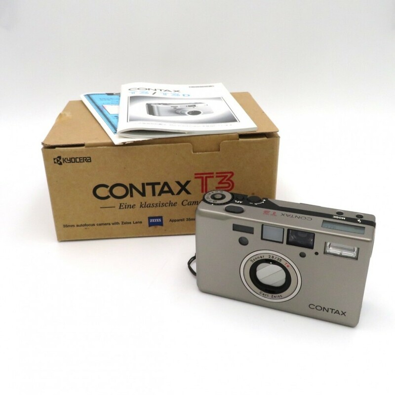 1円〜 Contax コンタックス T3 コンパクトフィルムカメラ 動作確認済 現状品 y226-2695450【Y商品】