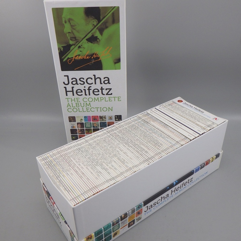 ヤッシャ・ハイフェッツ コンプリートアルバムコレクション BOX CD103枚+DVD+ブックレット CD 270-2689717【O商品】