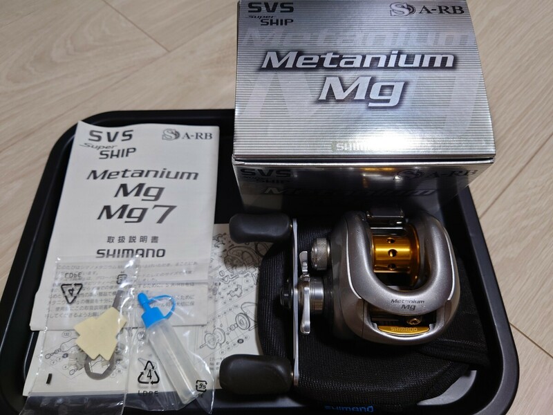 シマノ 07 メタニウムMg SHIMANO METANIUM Mg ベイトリール メタマグ 日本製 右ハンドル 美品♪バスフィッシング