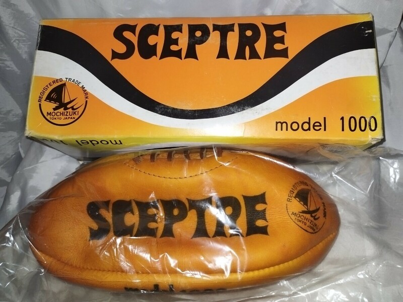 昭和レトロ SCEPTRE セプター モデル1000 ラグビーボール 未使用品 ジャンク