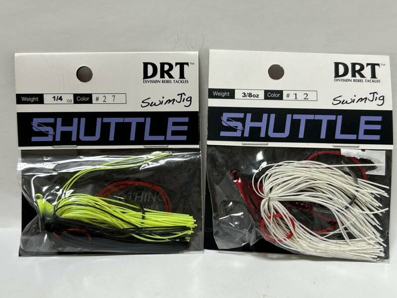 DRT　 シャトル　 3/8oz 　1/4oz セット　　レッドヘッド　ナイトゲームSP　　 スイムジグ