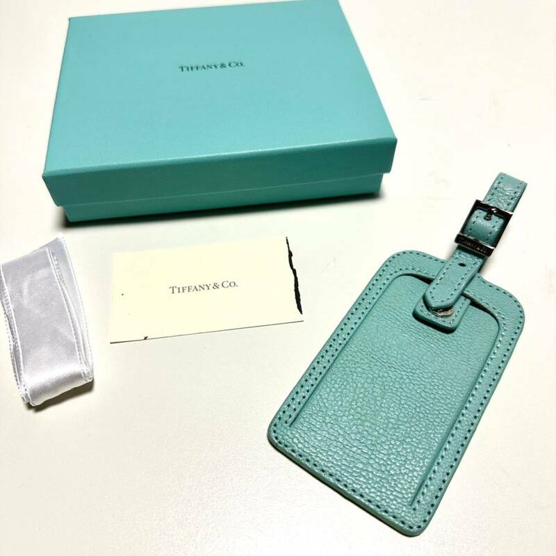 希少◇TIFFANY&Co. ティファニー ラゲージタグ ネームタグ キーホルダー メンズ レディース ユニセックス