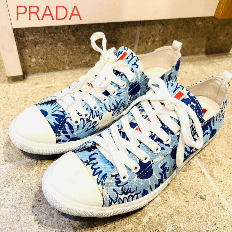 希少　PRADAプラダ スニーカー27cm メンズ　ローカットスニーカー LOW CUT 