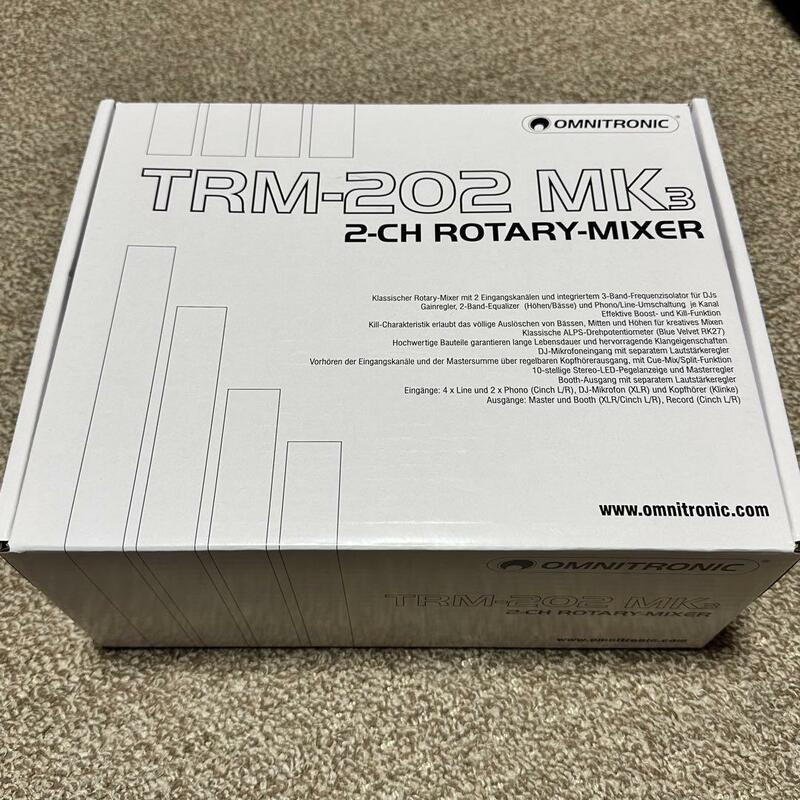 Omnitronic TRM-202 MK3 2chロータリーミキサー