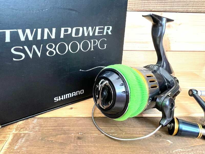 ■ 美品 SHIMANO TWIN POWER SW8000PG シマノ ツインパワー ジギング リール 箱/説 有 ★