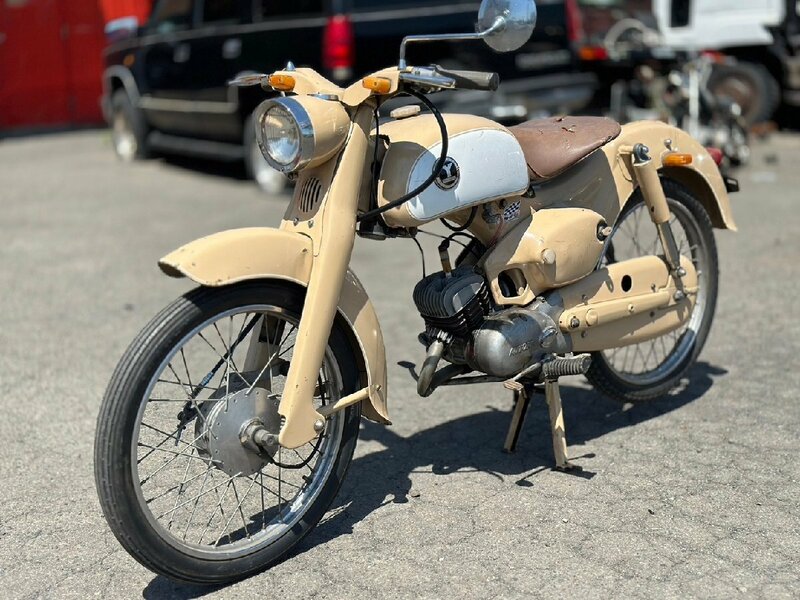 ●超希少! エンジン実働! YAMAGUCHI ヤマグチ 山口モーター オートペット AutoPet 1960年代頃 50cc AP10 ヴィンテージ 走行3983㎞ 札幌発