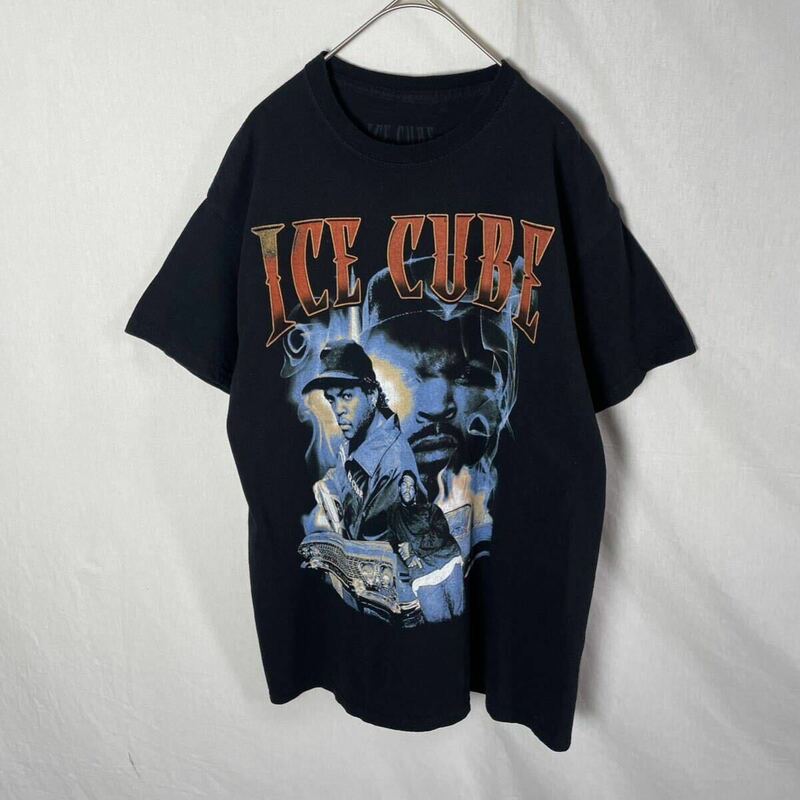 ICE CUBE 半袖プリントTシャツ　古着　Mサイズ　ブラック