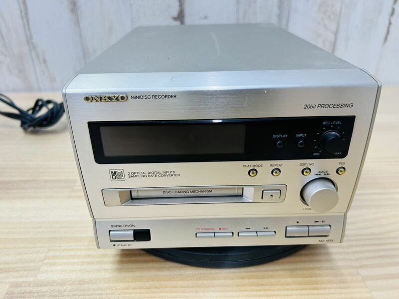 ☆ ONKYO オンキョー MD-185X MDデッキ MDレコーダー SA-0409i100 ☆