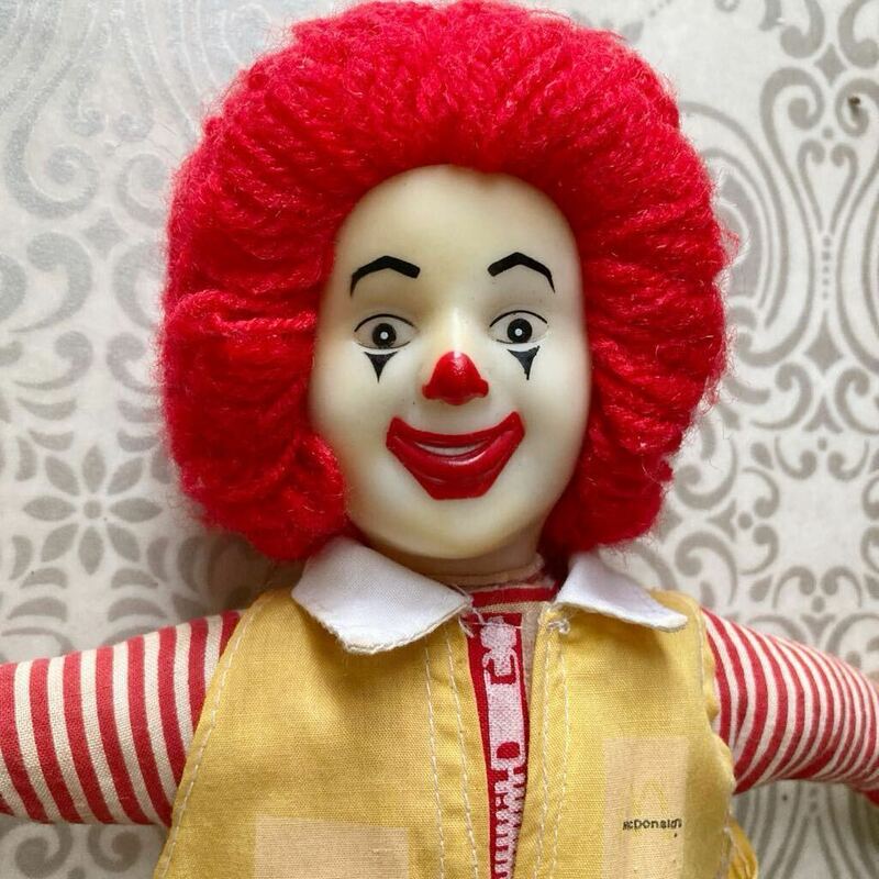 McDonald's マクドナルド ロナルド ソフビ　ぬいぐるみ 人形　フィギュア　ビンテージ レトロ ドナルド　キャラクター
