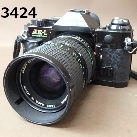 FK-3424◆CANON　AE-1 PROGRAM FD　35-70mm 1:4　 ジャンク　20240508