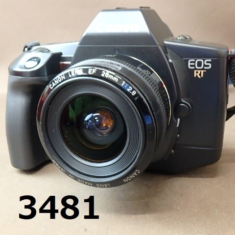 FK-3481◆CANON　EOS RT EF28㎜　1:2.8　レンズ付　現状品