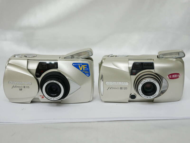#3050 OLYMPUS II115VF III120 μ オリンパス コンパクトフィルムカメラ