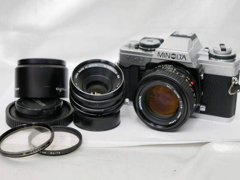 #2991 MINOLTA X-700 MD 50mm F1.4 35mm F4 ミノルタ 一眼レフフィルムカメラ