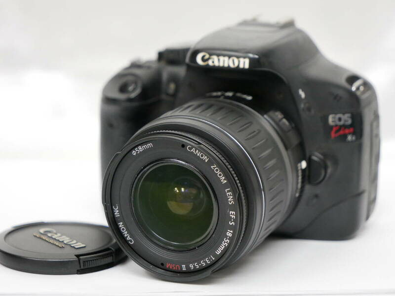 #0030 CANON EOS KISS X4 EF-S 18-55mm キャノン イオスキス デジタル一眼レフカメラ