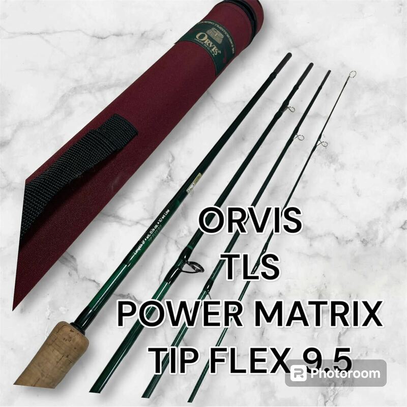ORVIS TLS POWER MATRIX Length9 wt 5 1/8oz 10wt Line Tip Flex9.5オービス パワーマトリックス 4ピース フライロッド パックロッド