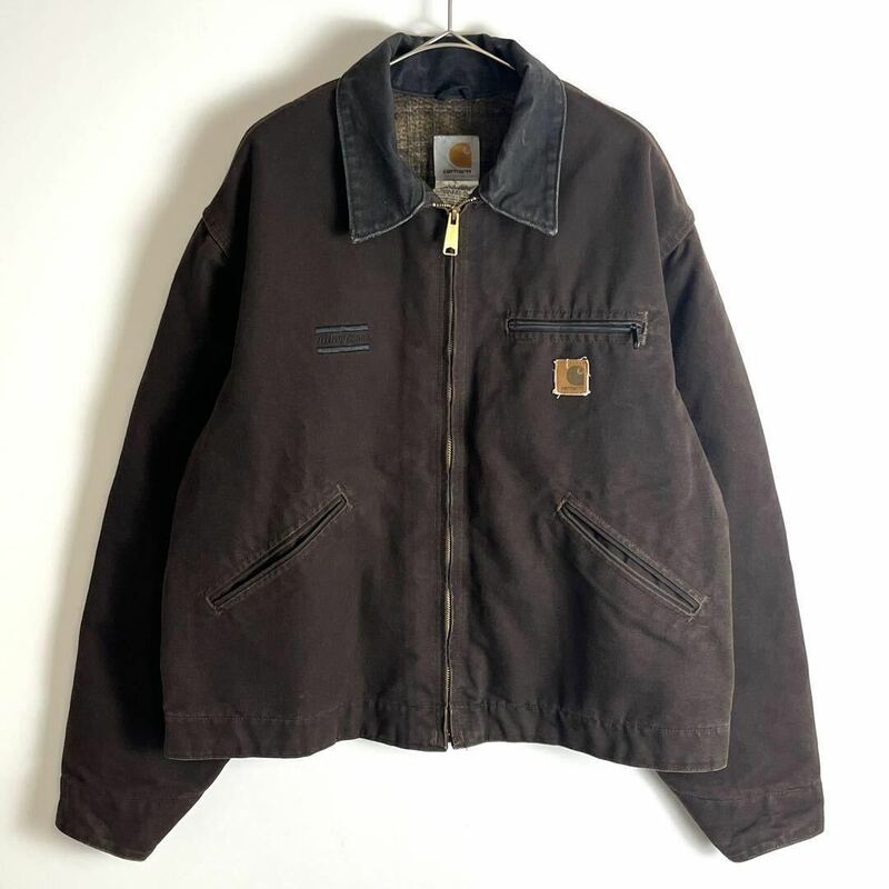 【J97 DKB】Carhartt デトロイトジャケット ダークブラウン