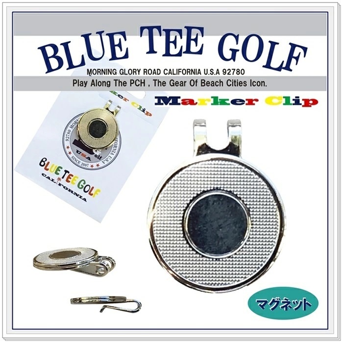 ☆送料無料ブルーティーゴルフ 【マグネットマーカークリップ（台座）】ブBLUE TEE GOLF California MGC-001